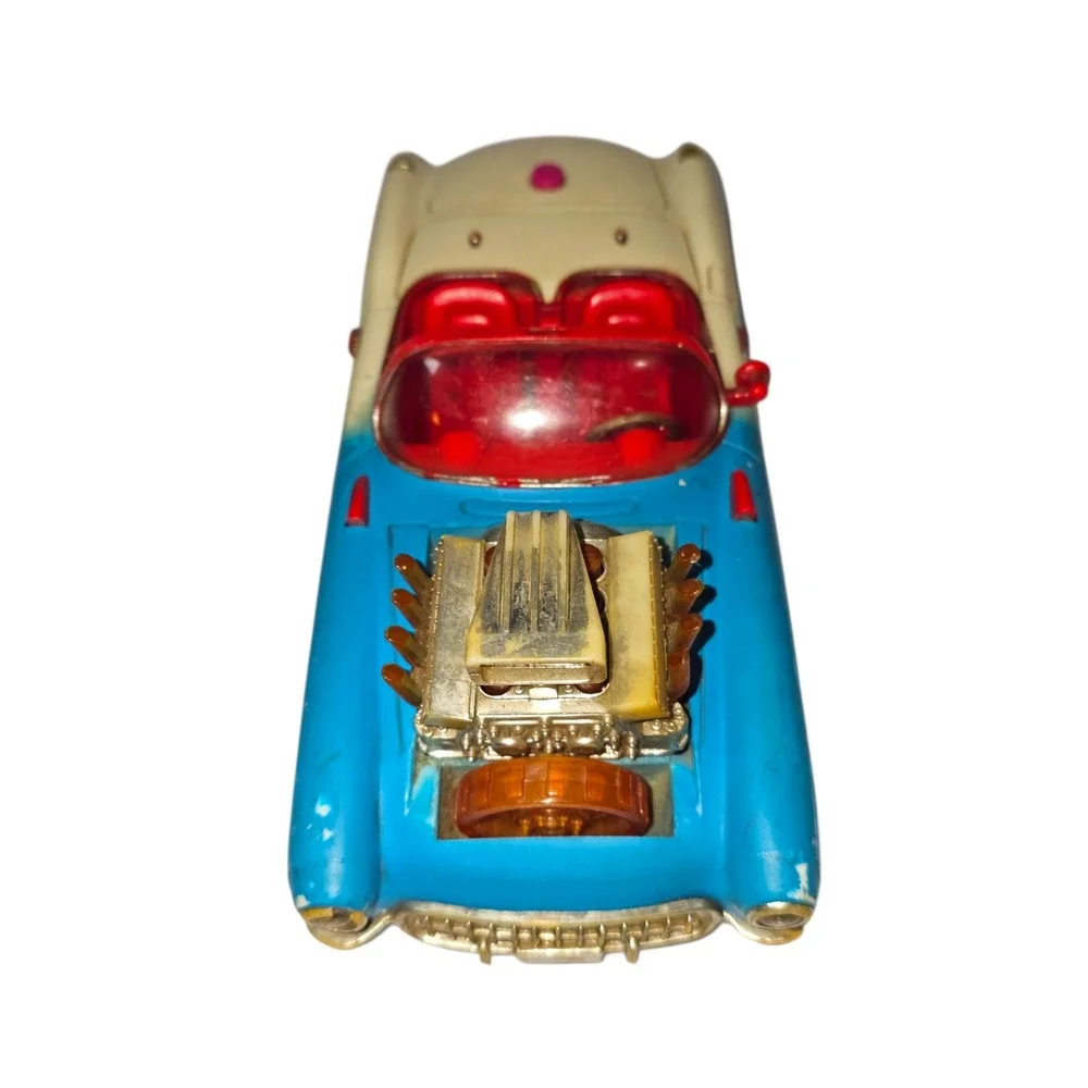 Toy State Industrial Hot Rod Car Unisex OS Blue Good Vintage 1984 Corvette Style